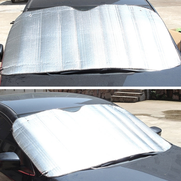 Silver Aluminum Foil Sun Shade Car Windshield Visor Cover Block Front Window Sunshade UV Protect, Size: 140 x 70cm ÎҵÄÉ̵ê