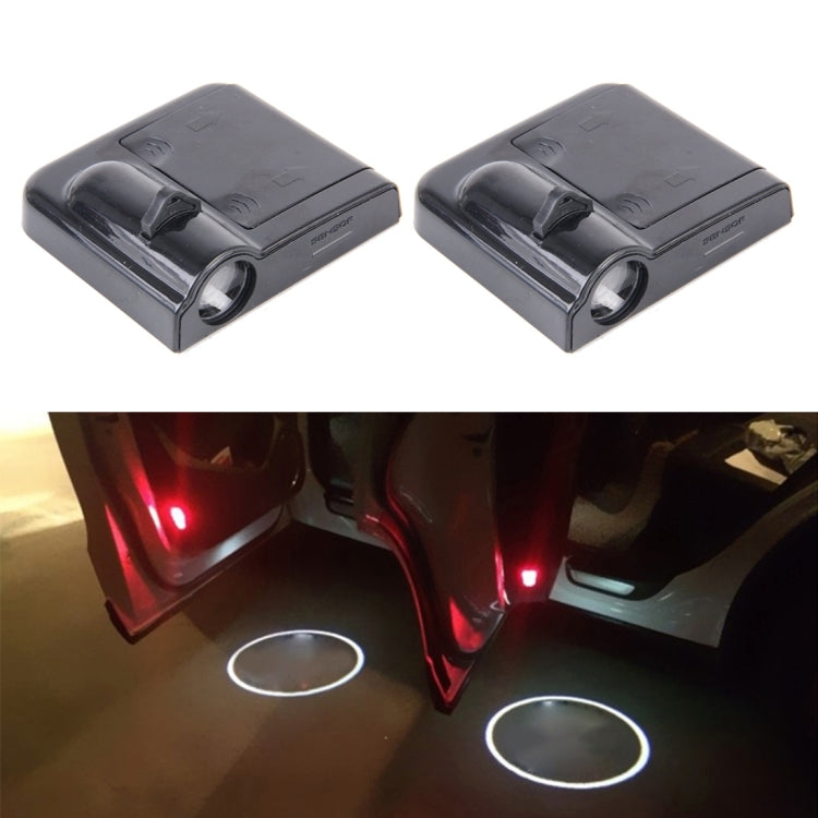 2 PCS LED Ghost Shadow Light Car Door LED Laser Welcome Decorative Lights Display Logo for Smart Car Brand-Reluova