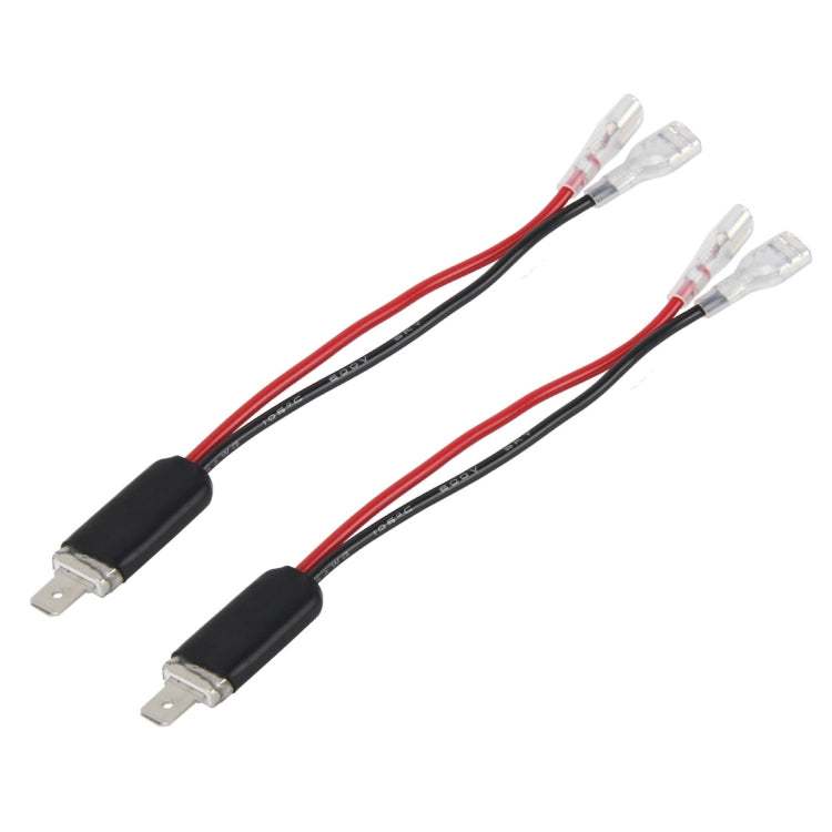 2 PCS Universal H1 Conversion Bulb Harness Wire Plugs Power Wire Adapter Connectors-Reluova