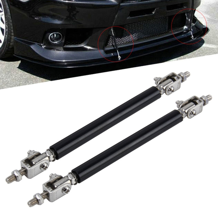 2 PCS Car Modification Large Surrounded By The Rod Telescopic Lever Front and Rear Bars Fixed Front Lip Back Shovel Adjustable Small Rod, Length: 7.5cm