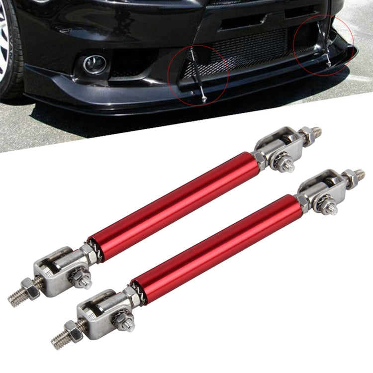 2 PCS Car Modification Large Surrounded By The Rod Telescopic Lever Front and Rear Bars Fixed Front Lip Back Shovel Adjustable Small Rod, Length: 7.5cm