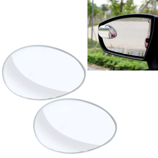 3R-055 2 PCS Car Truck Oval Blind Spot Rear View Wide Angle Mirror Blind Spot Mirror 360 Degree Adjustable Wide-angle Mirror, Size: 6.7*4.5cm ÎҵÄÉ̵ê