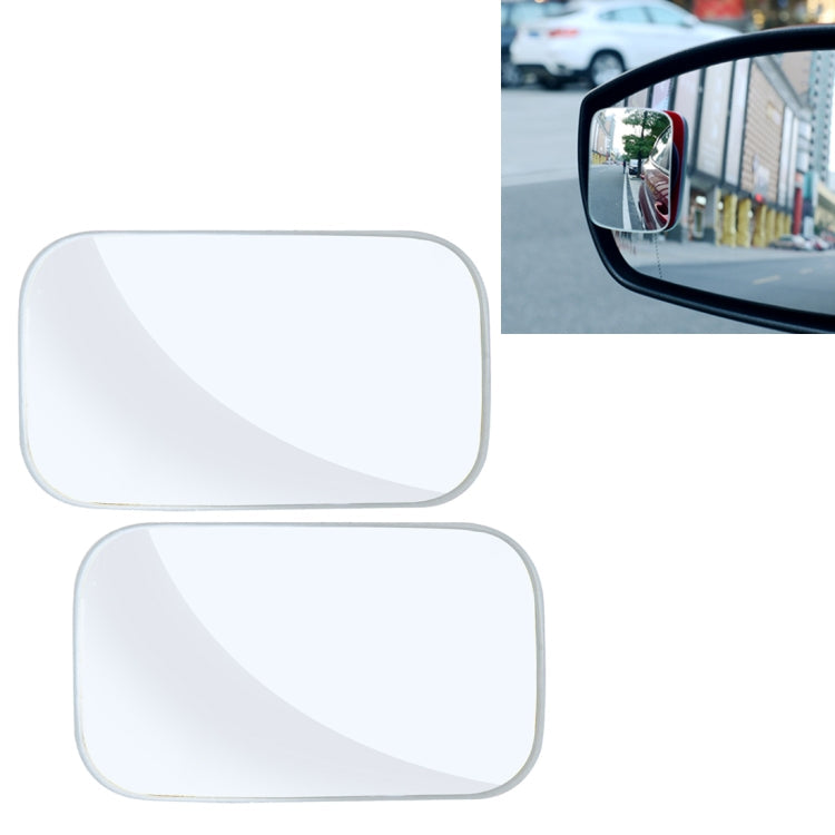 3R-054 2 PCS Car Truck Square Blind Spot Rear View Wide Angle Mirror Blind Spot Mirror 360 Degree Adjustable Wide-angle Mirror, Size: 7*4cm ÎҵÄÉ̵ê