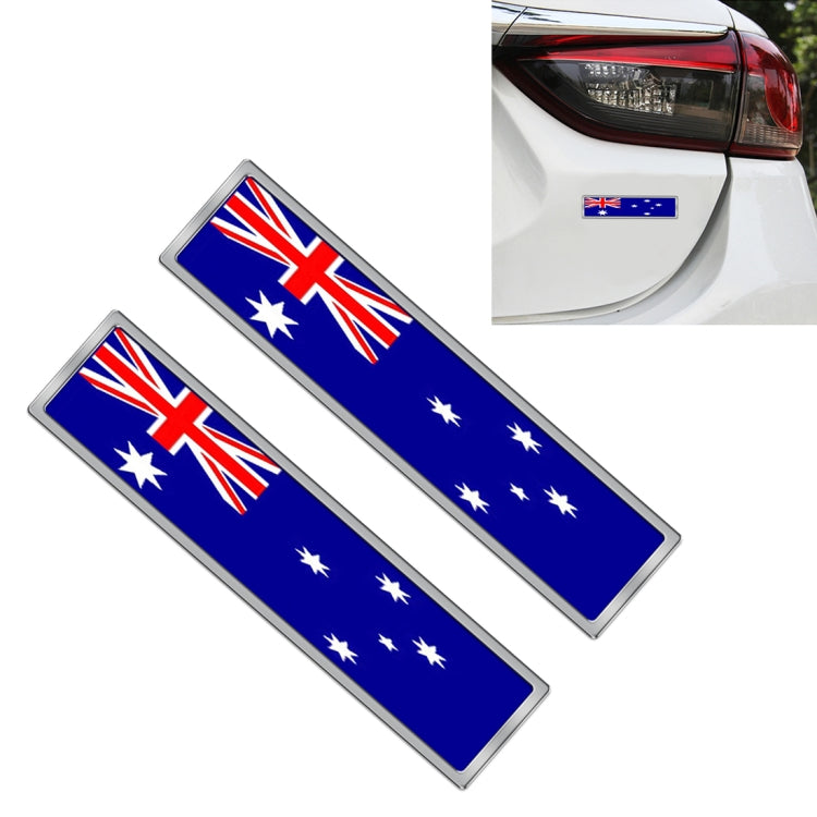 2 PCS Australian Flag Pattern Rectangle Car-Styling Sticker Random Decorative Sticker-Reluova