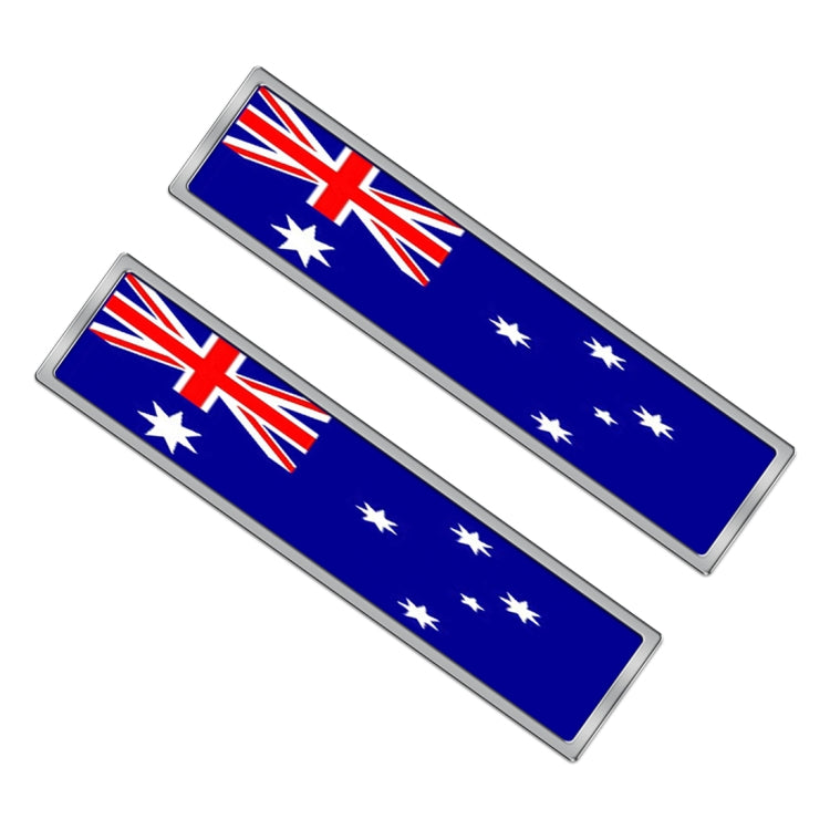 2 PCS Australian Flag Pattern Rectangle Car-Styling Sticker Random Decorative Sticker-Reluova