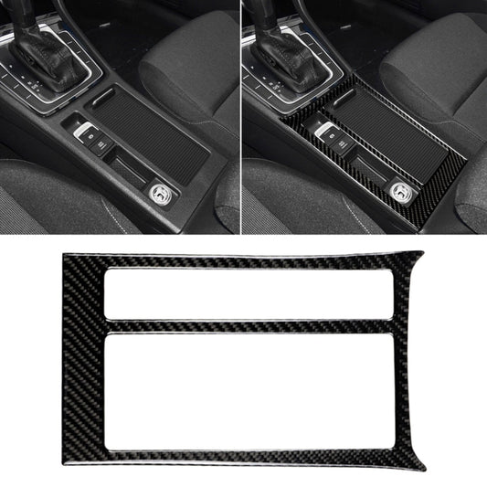 Car Carbon Fiber Water Cup Panel Decorative Sticker for Volkswagen Golf 7 2013-2017, Left Drive ÎҵÄÉ̵ê