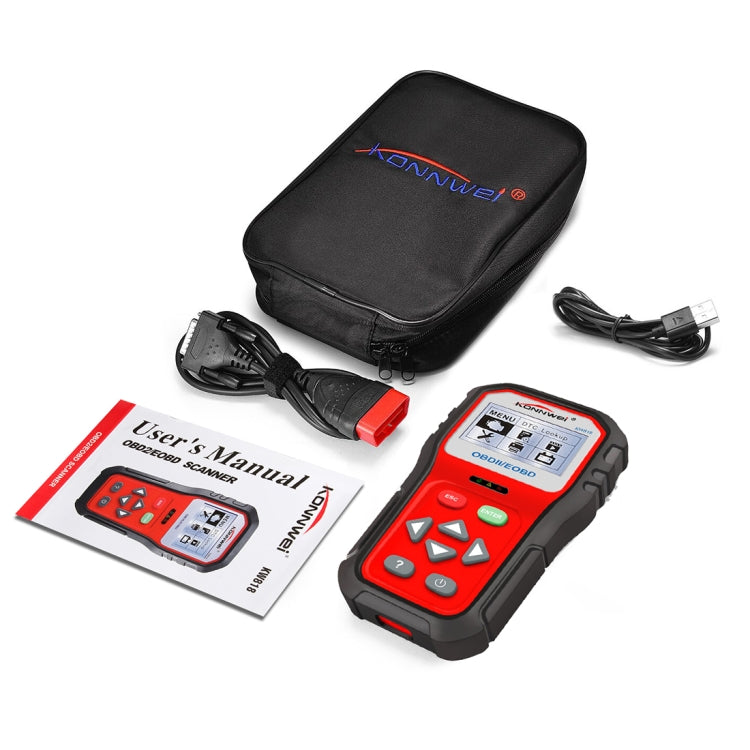 KONNWEI KW818 EOBD / OBDII Car Auto Diagnostic Scan Tools CAN Code Reader Scanner (Only for 12V Gasoline Car) ÎҵÄÉ̵ê