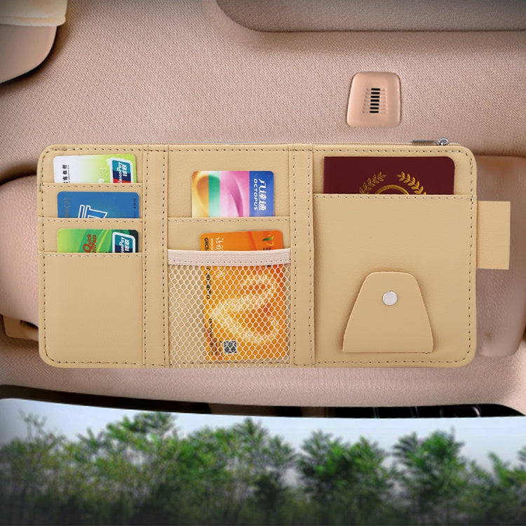 Car Sun Visor Board Paper Tissue Box CD Case Zipper Holder Card Bag Organizer ÎҵÄÉ̵ê