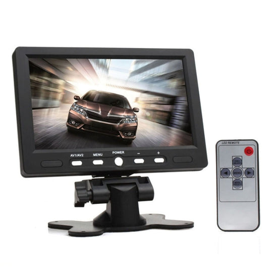 PZ-708 7.0 inch TFT LCD Car Rearview Monitor with Stand and Remote Control