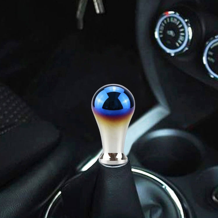 Universal Vehicle Car Blue Screwed Aluminum Alloy Gear Shifter Lever Manual Automatic Shift Knob Adapter ÎҵÄÉ̵ê