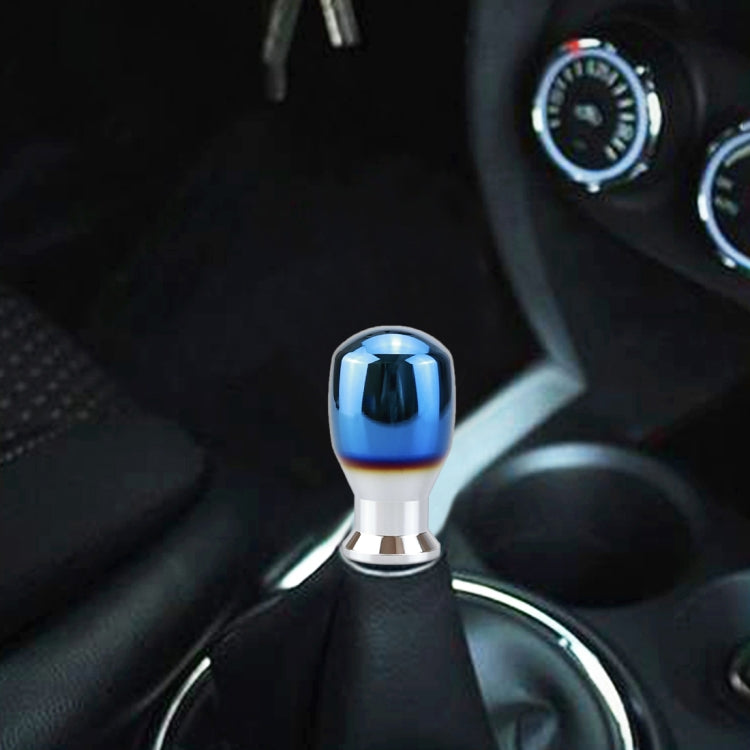 Universal Vehicle Car Blue Aluminum Alloy Gear Shifter Lever Manual Automatic Shift Knob Adapter, Size: 4.4x7.8cm ÎҵÄÉ̵ê