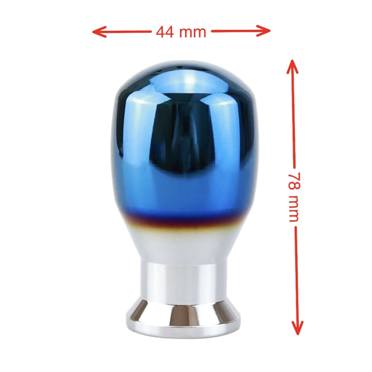 Universal Vehicle Car Blue Aluminum Alloy Gear Shifter Lever Manual Automatic Shift Knob Adapter, Size: 4.4x7.8cm ÎҵÄÉ̵ê