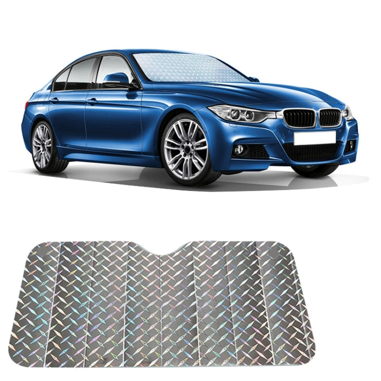 Sun Shade Three Compartments Car Windshield Visor Cover Block Front Window Sunshade UV Protect, Size: 140 x 70cm ÎҵÄÉ̵ê