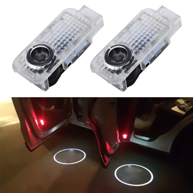 2 PCS LED Car Door Welcome Logo Car Brand Shadow Lights for Porsche Cayenne Old Version-Reluova