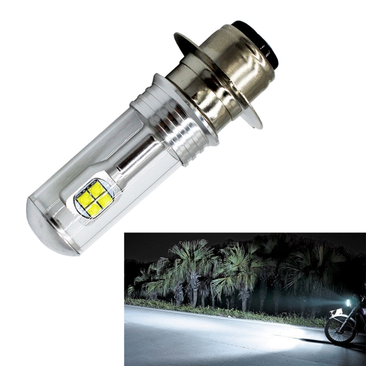 Motorcycle Headlights 750LM 6000K White H6M/P15D 40W 8-LED Bulbs, DC 12-24V ÎҵÄÉ̵ê