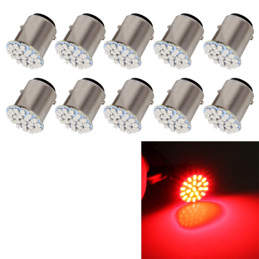 10 PCS Car Auto 1.2W 1157 BAY15D 22-LED Bulbs Brake Light