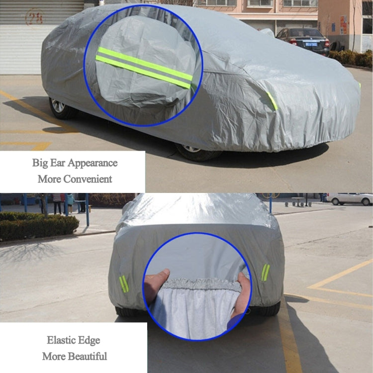 PEVA Anti-Dust Waterproof Sunproof SUV Car Cover with Warning Strips, Fits Cars up to 5.1m(199 inch) in Length ÎҵÄÉ̵ê