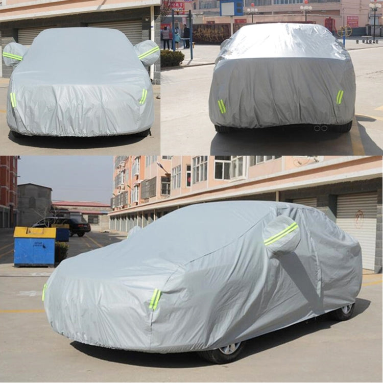 PVC Anti-Dust Sunproof Sedan Car Cover with Warning Strips, Fits Cars up to 5.1m(199 inch) in Length ÎҵÄÉ̵ê