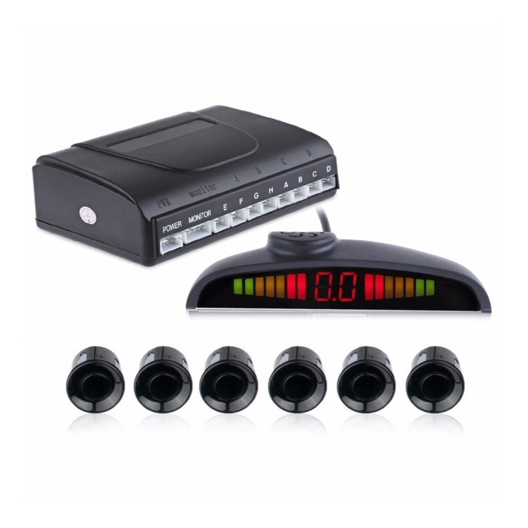 PZ-300-6 Car Parking Reversing Buzzer and LED Sensors Parking Alarm Assistance System with 6 Rear Radar ÎҵÄÉ̵ê