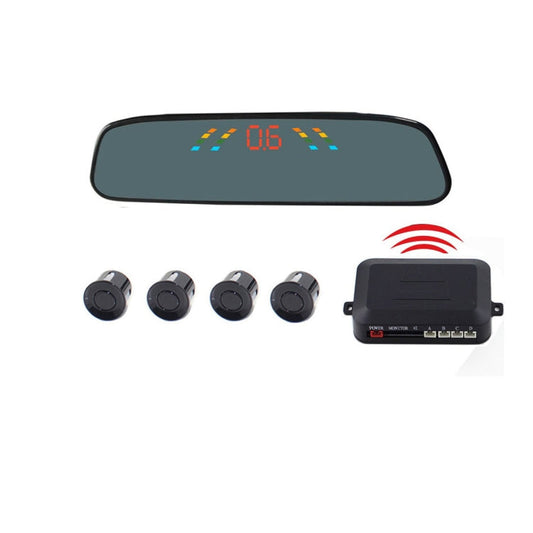 PZ-306-W Car Parking Reversing Buzzer 4.3inch LCD Screen Reverse Parking Sensors Automatic Wireless Parking Wireless Alarm Assistance System with 4 Rear Radar ÎҵÄÉ̵ê