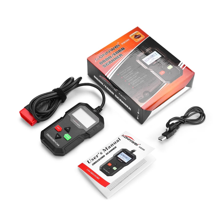 KONNWEI KW590 Mini OBDII Car Auto Diagnostic Scan Tools Auto Scan Adapter Scan Tool (Can Only Detect 12V Gasoline Car) ÎҵÄÉ̵ê