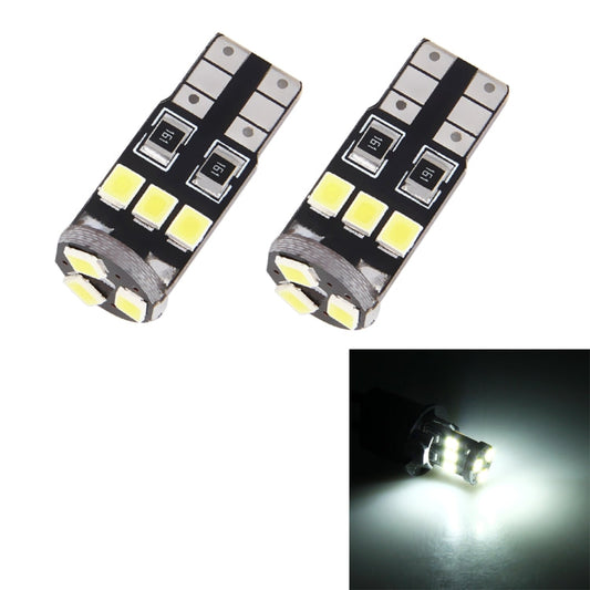 2 PCS T10/W5W/194/501 1.5W 90LM 6000K 9 SMD-3528 LED Bulbs Car Reading Lamp Clearance Light with Decoder, DC 12V-Reluova