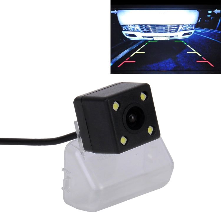 656¡Á492 Effective Pixel HD Waterproof 4 LED Night Vision Wide Angle Car Rear View Backup Reverse Camera for 2012 Version Mazda CX-5