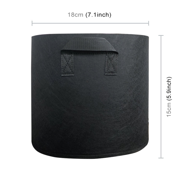 1 Gallon Planting Grow Bag Thickened Non-woven Aeration Fabric Pot Container with Handle