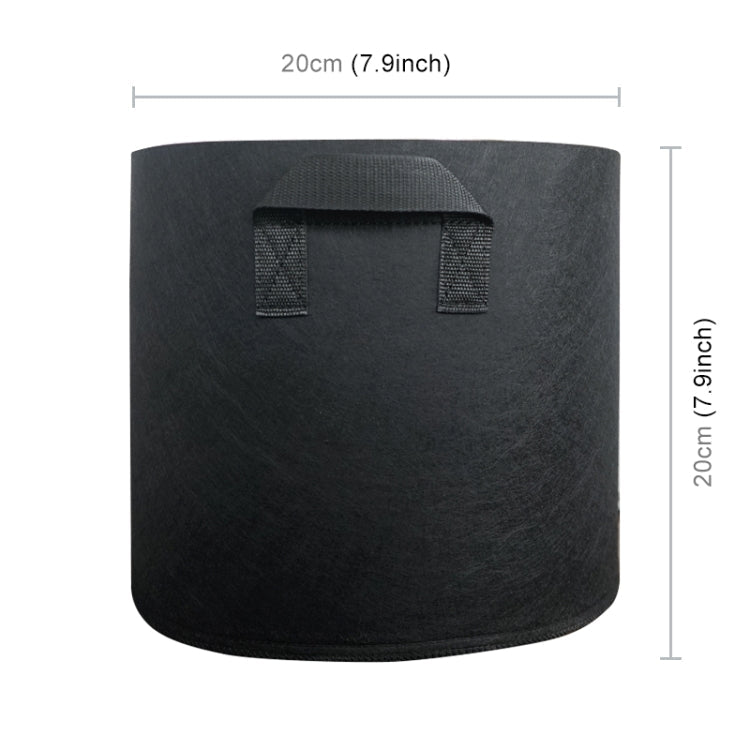 2 Gallon Planting Grow Bag Thickened Non-woven Aeration Fabric Pot Container with Handle-Reluova