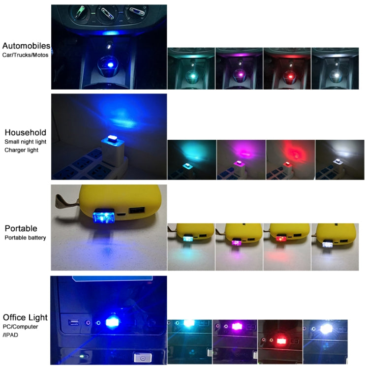 Universal PC Car USB LED Atmosphere Lights Emergency Lighting Decorative Lamp ÎҵÄÉ̵ê