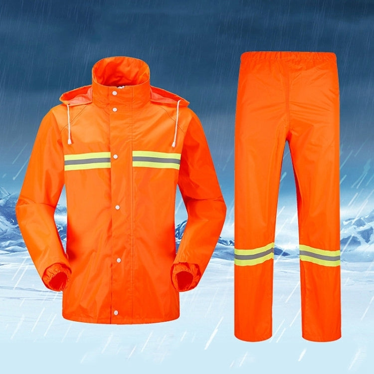 Adult Split Reflective Raincoats Rain Pants Cleaners Waterproof Clothes Labor Insurance Safety Sanitation Suits