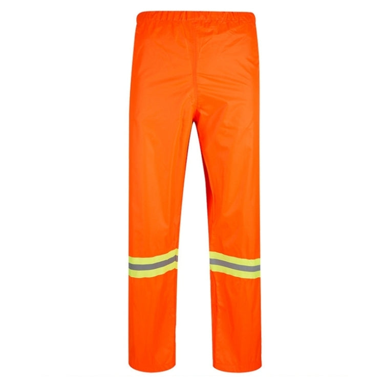 Adult Split Reflective Raincoats Rain Pants Cleaners Waterproof Clothes Labor Insurance Safety Sanitation Suits, Size: L