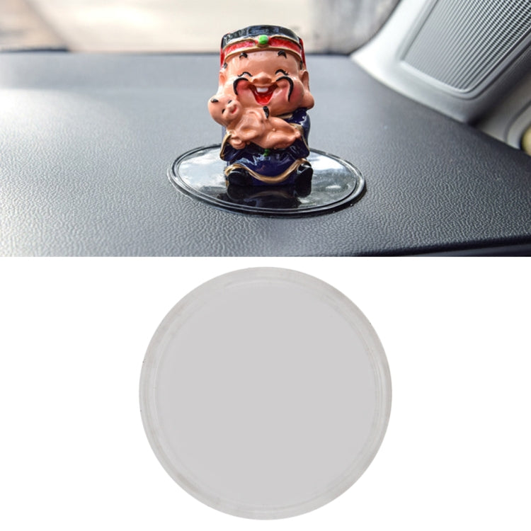 Car Auto Round Soft Rubber Dashboard Anti-slip Pad Mat for Phone / GPS/ MP4/ MP3, Diameter: 8cm ÎҵÄÉ̵ê