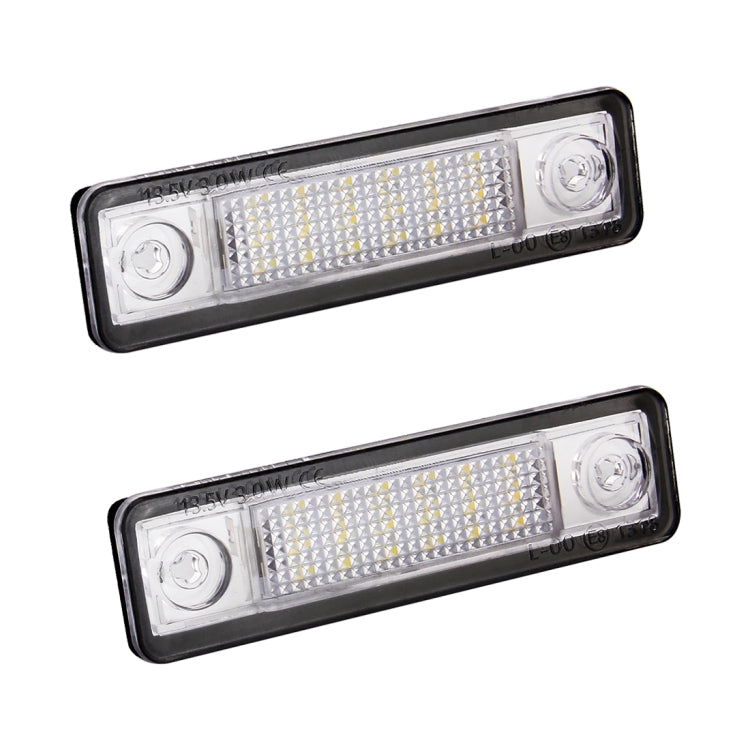 2 PCS DC 12V 2W 120LM 6000K LED License Plate Light 18-SMD Bulbs Lamps for Astra F 91-98, G Estate(F69) 98-05, Opel Corsa B 93-00, Omega A 86-94-Reluova