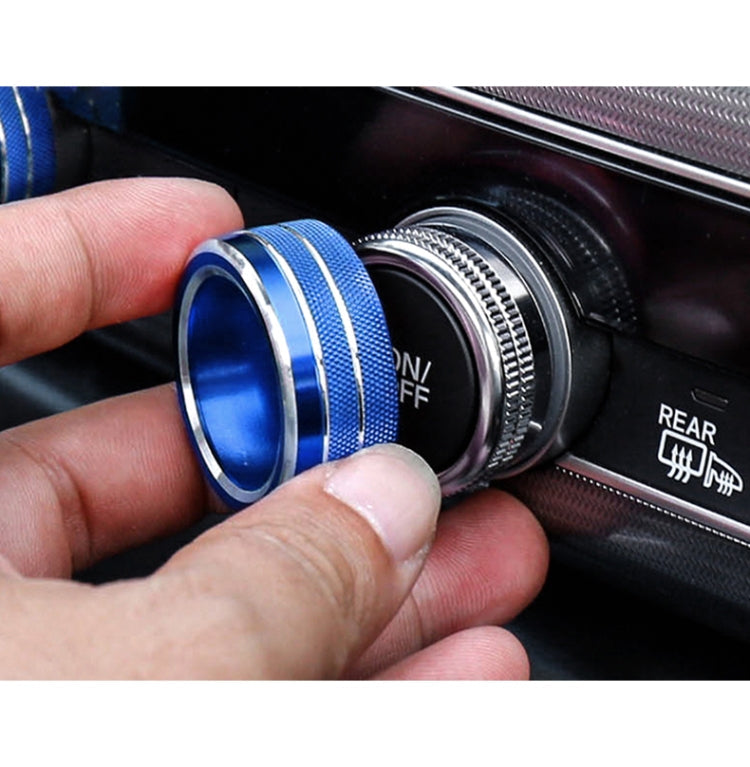 3 PCS Car Aluminum Alloy Air Conditioner Knob Case for Honda Tenth Generation Accord ÎҵÄÉ̵ê