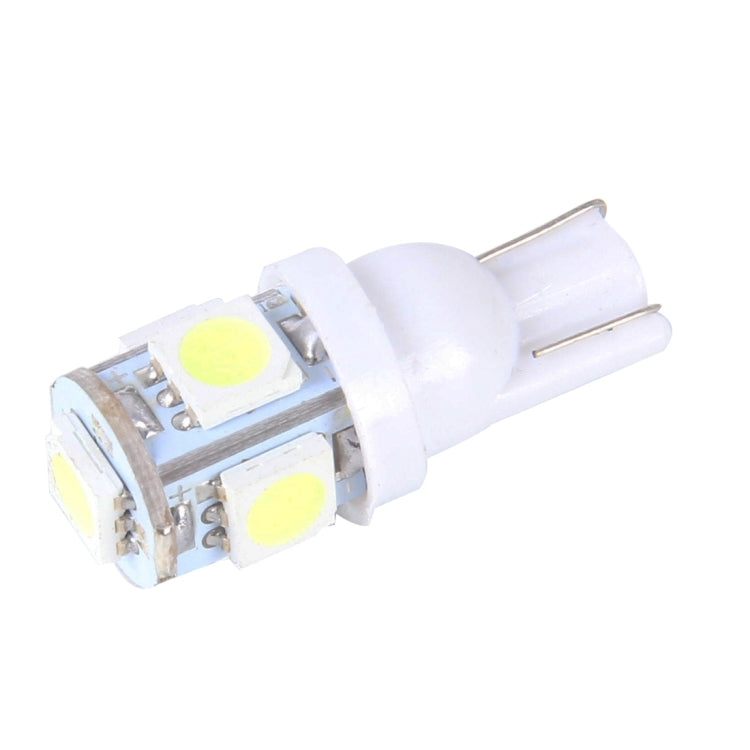 10PCS T10 3W 5500K SMD 5050 5 LED Car Clearance Lights Lamp, DC 12V