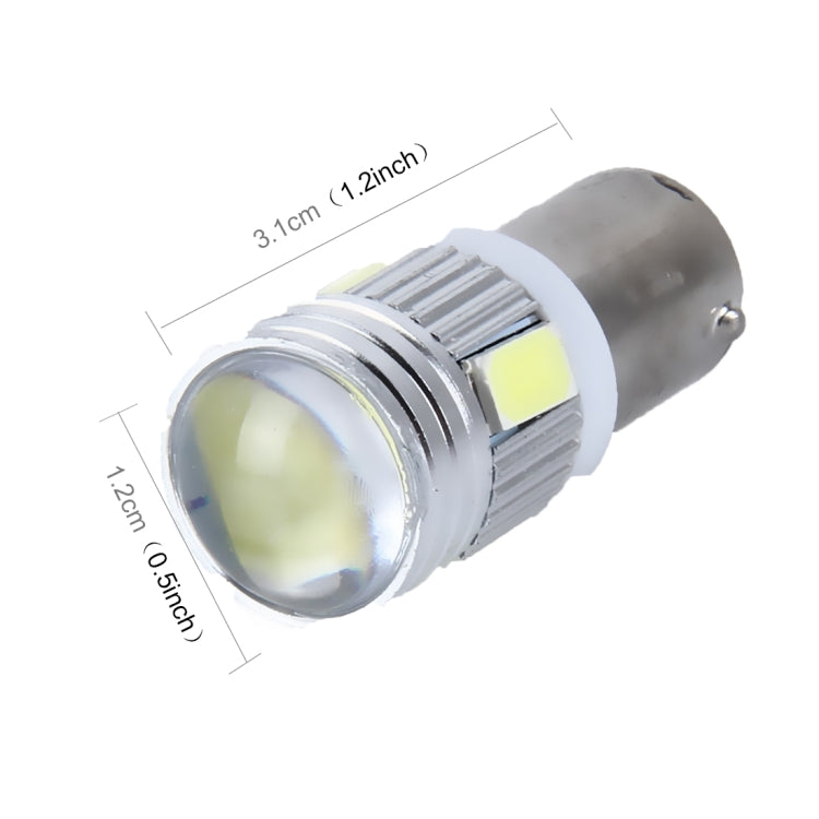 2 PCS BA9S 3W 250 LM 5500K Car Clearance Light Lamp with 6 SMD-5630 LED Lamps, DC 12V-Reluova