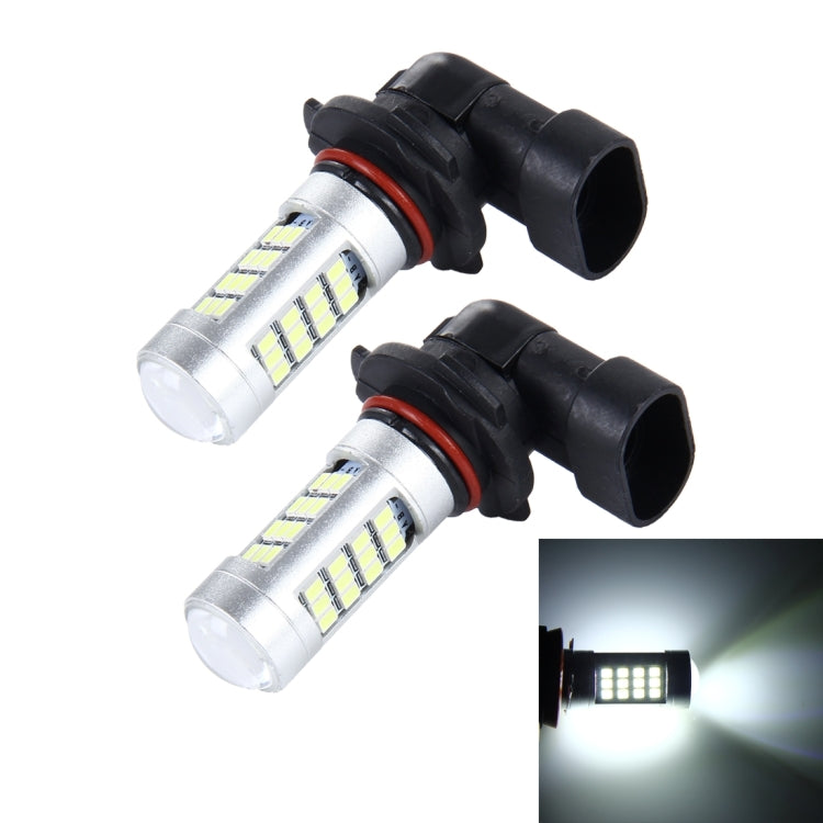 2 PCS 9006 10W 900LM 8000K 42 SMD-2835 LEDs Car Fog Lights, DC 12V(White Light)