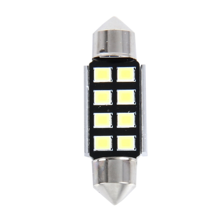 2 PCS 3W 200 LM 6000K 36MM 8 SMD-2835 LEDs Bicuspid Port Decoding Car Dome Lamp LED Reading Light, DC 12V-Reluova