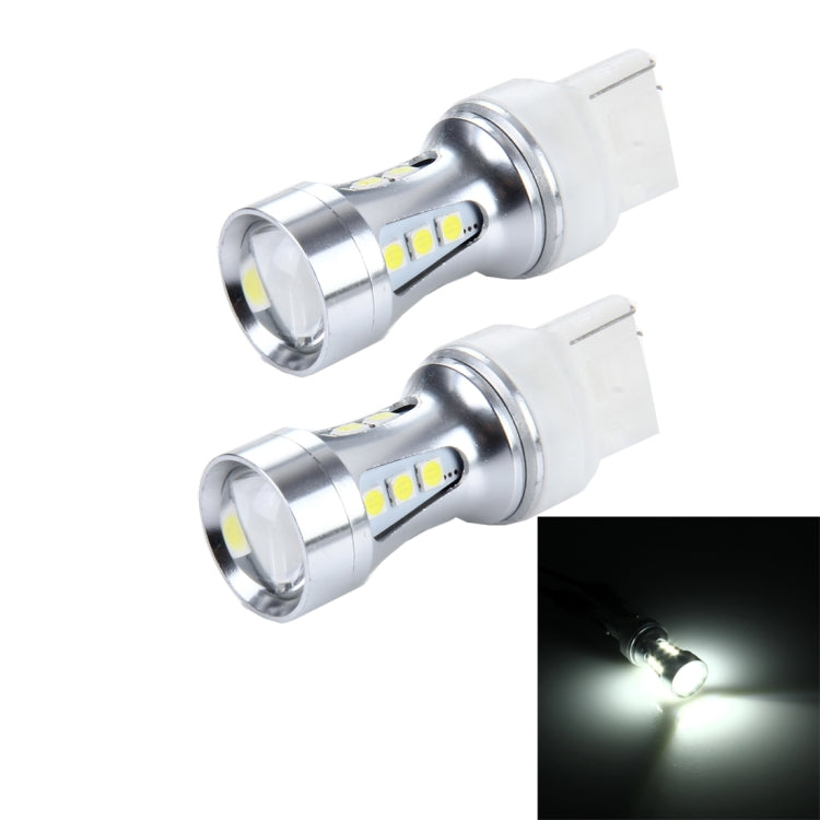 2 PCS 7440 10W 1000LM 6500K 18 SMD-3030 LED Car Brake Lights Turn Light, DC 12V