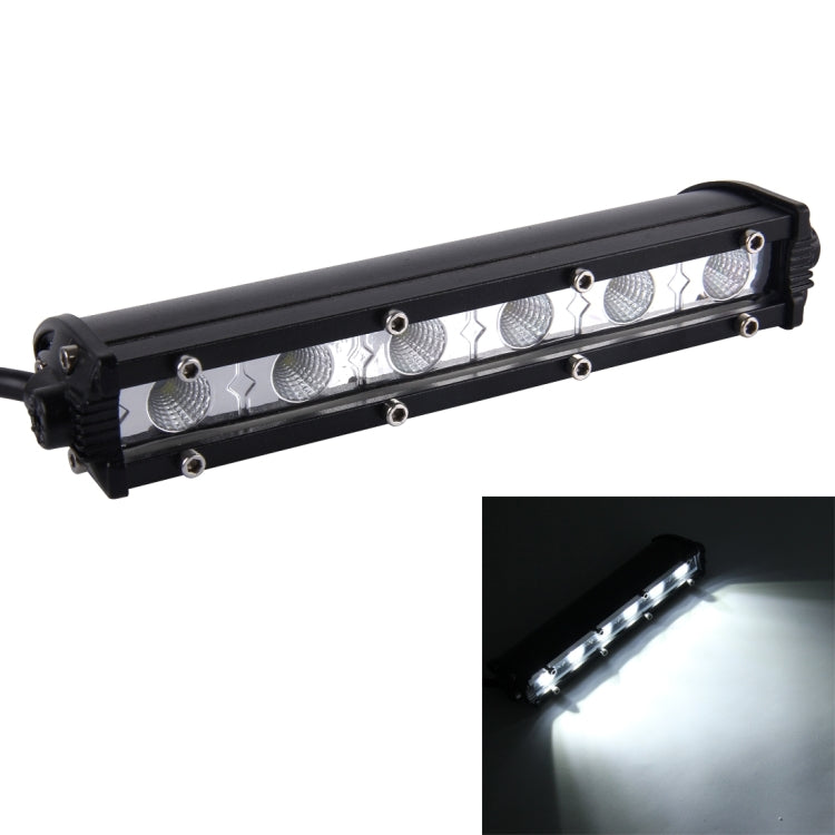 DC 10-30V 18W 2300LM 6500K Waterproof Vehicle Car Boat Marine External Work Lights Emergency Lights 60 Degrees Adjustable Flood Light LED Car Bulbs with 6 Intense CREE LED Lights