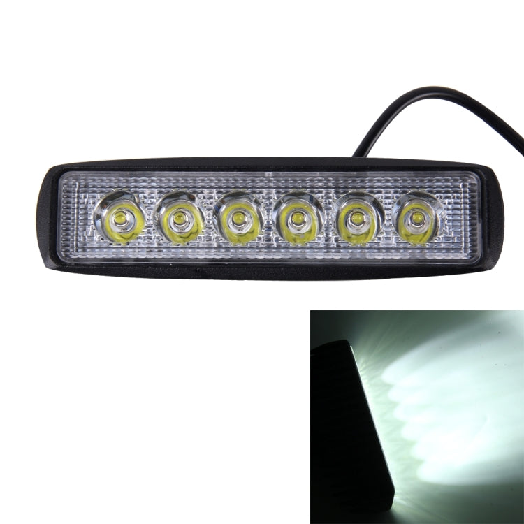 DC 10-30V 18W 1500LM 6500K Waterproof Vehicle Car Boat Marine External Work Lights Emergency Lights 30 Degrees Adjustable Spot Light LED Car Bulbs with 6 Intense Wafer LED Lights ÎҵÄÉ̵ê