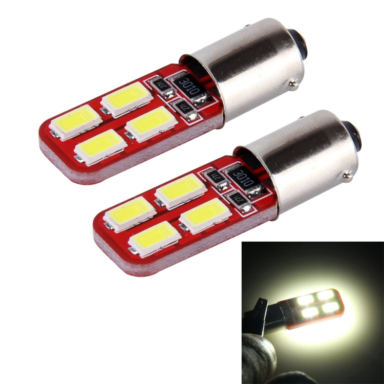 10 PCS BA9S 3W 200lm 6000K 8 SMD-5730 LEDs Car Clearance Light Lamp, DC 12V