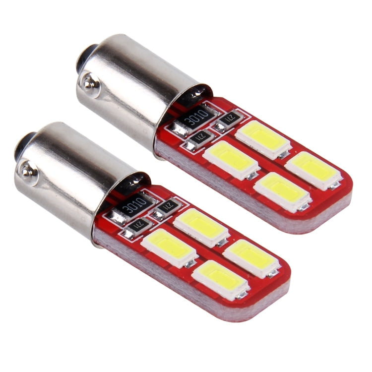 10 PCS BA9S 3W 200lm 6000K 8 SMD-5730 LEDs Car Clearance Light Lamp, DC 12V