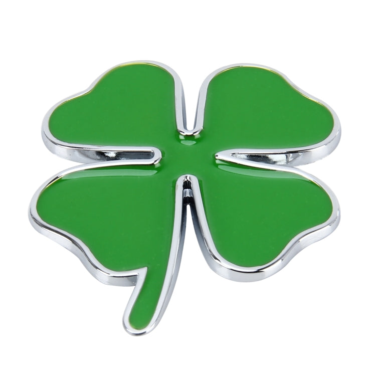 Four Leaf Clover Herb Luck Symbol Badge Emblem Labeling Sticker Styling Car Dashboard  Decoration, Size: 7.5*6cm ÎҵÄÉ̵ê