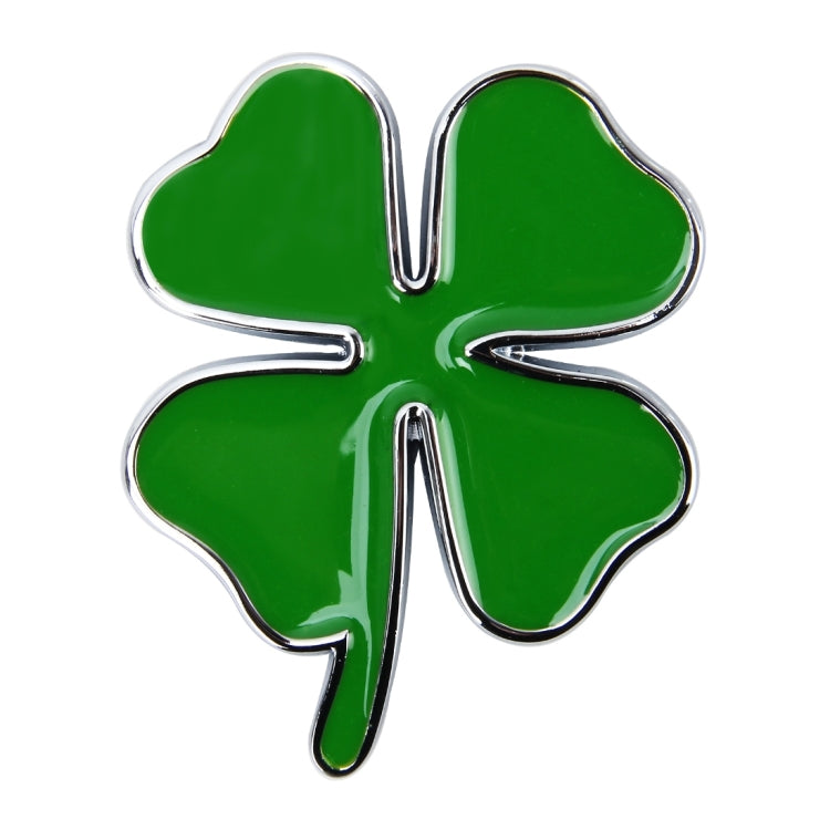 Four Leaf Clover Herb Luck Symbol Badge Emblem Labeling Sticker Styling Car Dashboard  Decoration, Size: 7.5*6cm ÎҵÄÉ̵ê