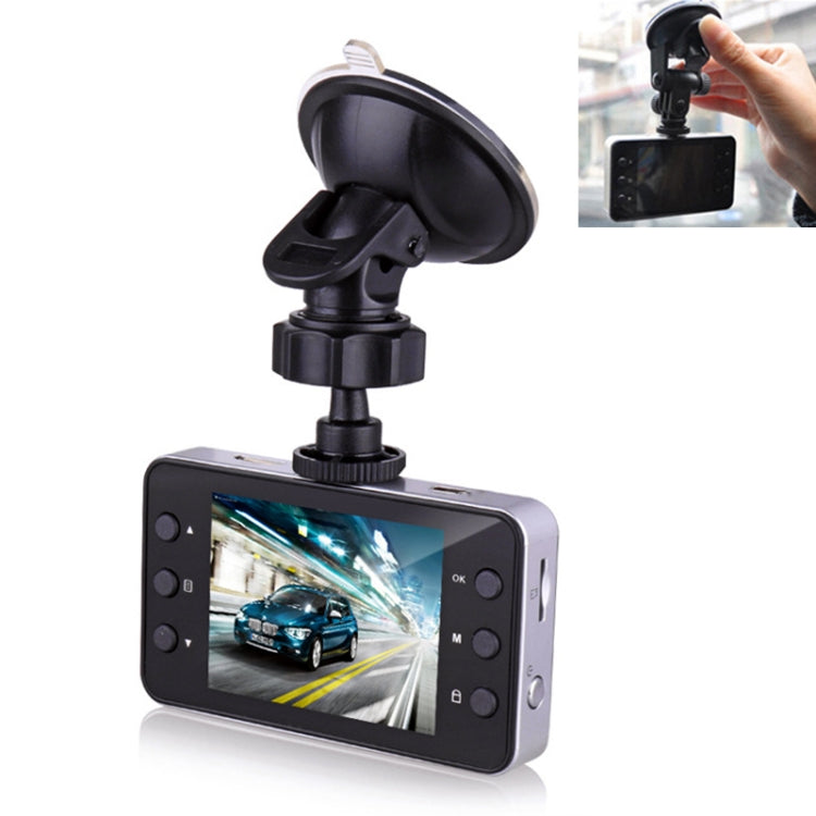 K6000 2.3 inch 90 Degrees Wide Angle Full HD 720P Video Car DVR, Support TF Card (32GB Max) / Motion Detection, with 2 Night Vision Fill Lights ÎҵÄÉ̵ê