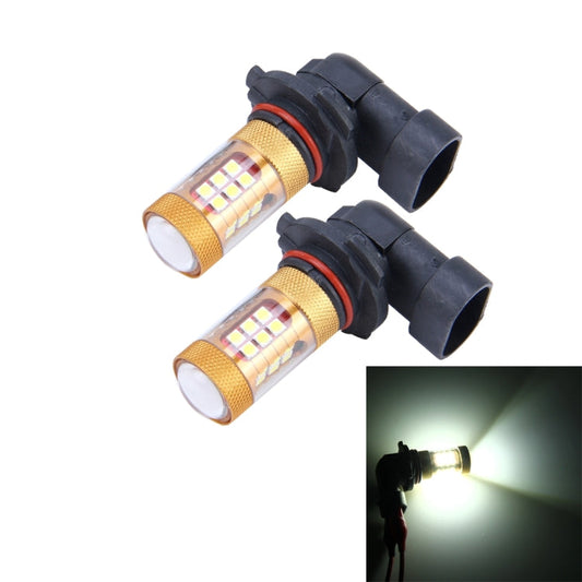 2 PCS 9005 15W 1300 LM 6500K 28 SMD-3030 LEDs Car Fog Lights, DC 12V