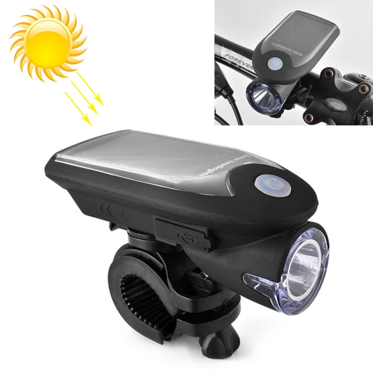 3W 240LM USB Solar Energy Motorcycle / Bicycle Front Light ÎҵÄÉ̵ê