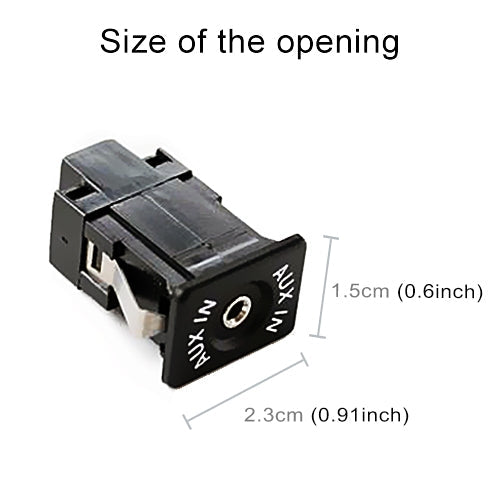 AUX Adapter Switch Plug + Wiring Hardness for Volkswagen Audi MFD2 RNS2 / Ford, Cable Length: 1.5m